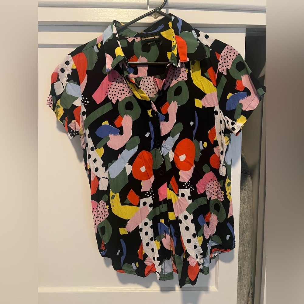 Nooworks Ashley Mary Joyce top. Size large.